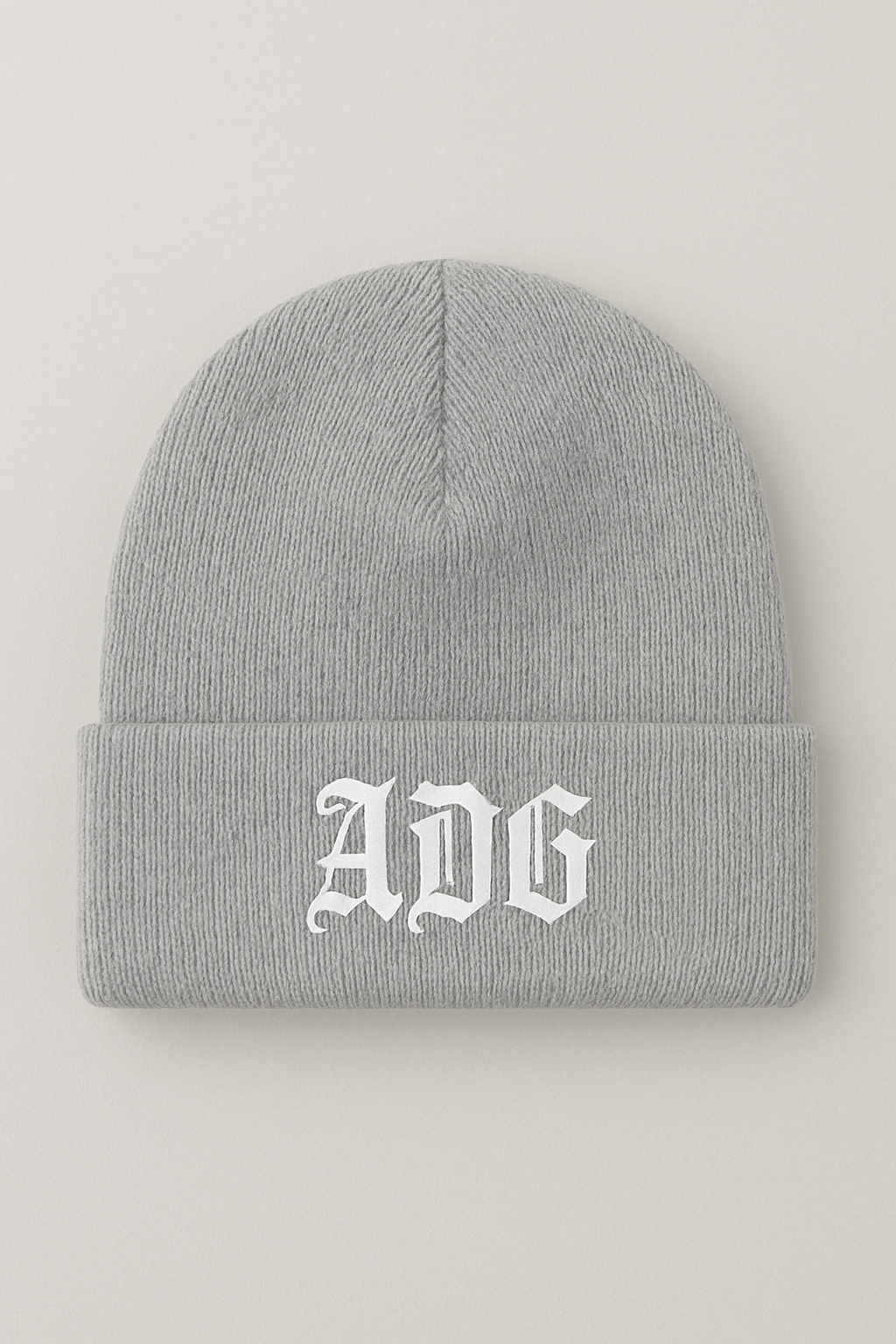 ADG 'OG' Beanie Light Grey/White